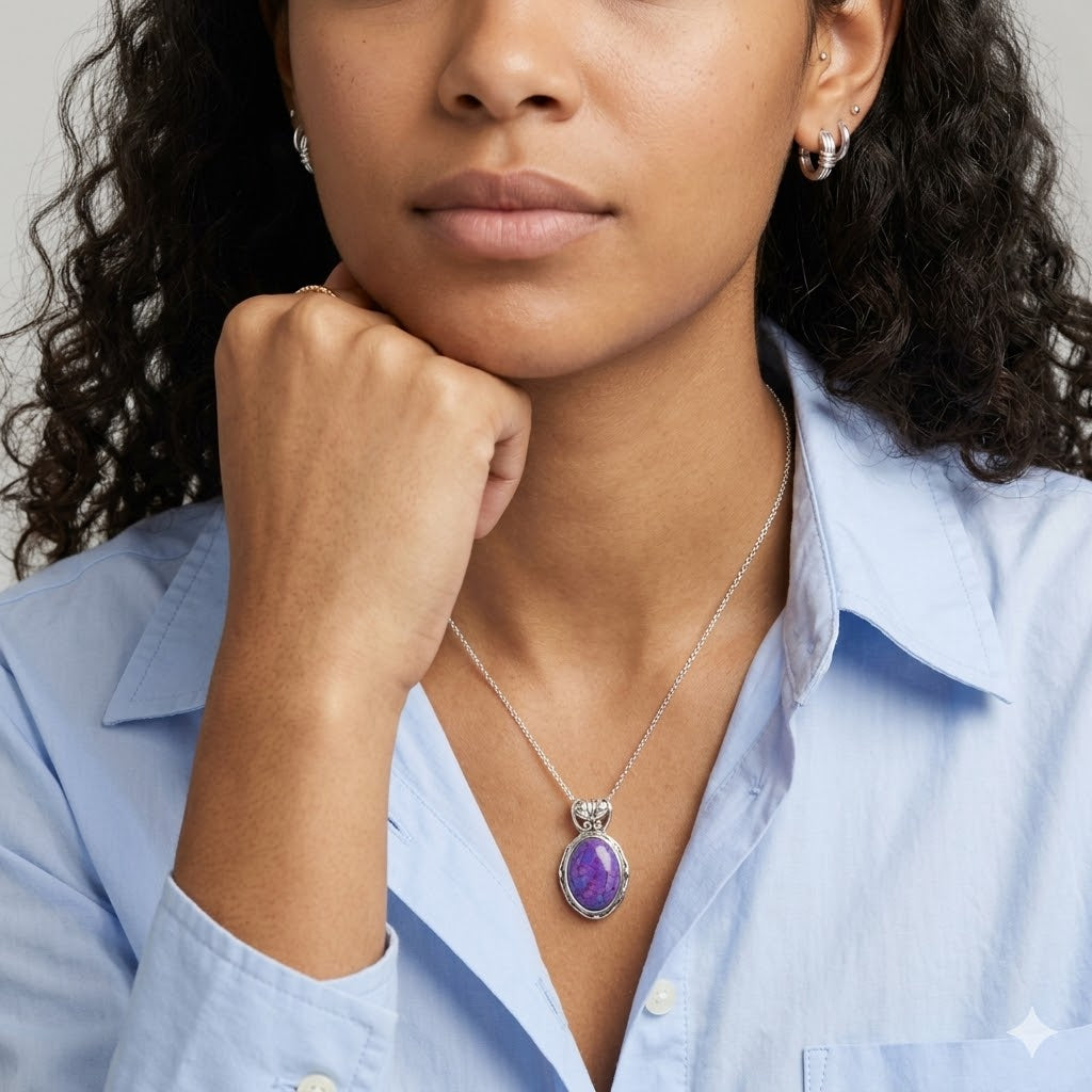 The Mojave Violet Pendant