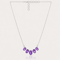 The Violet Arc Amethyst Necklace