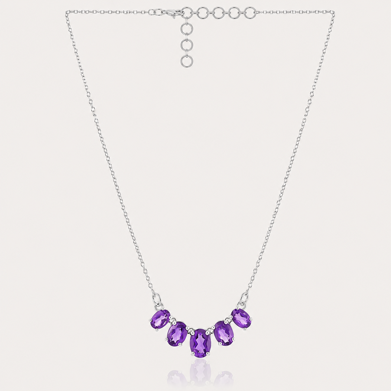 The Violet Arc Amethyst Necklace
