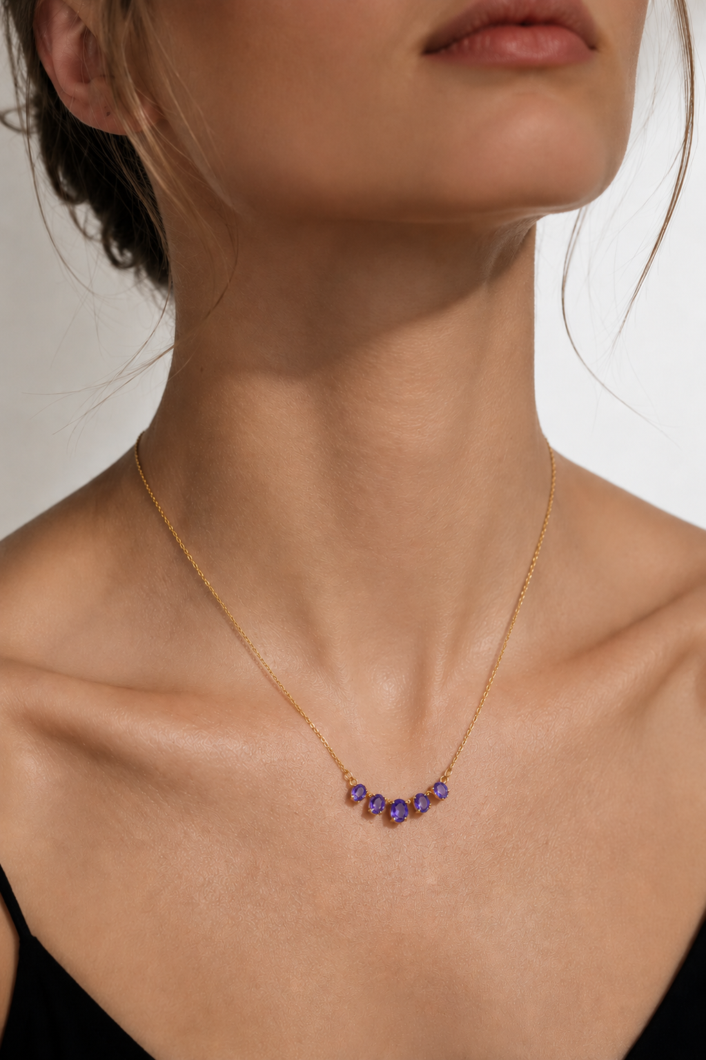 The Violet Arc Amethyst Necklace